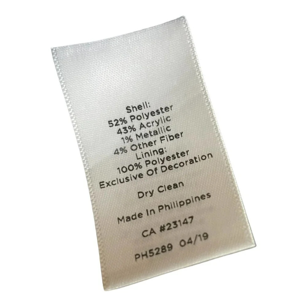 Talbots Multi-Colored Tweed Pencil Skirt Size 2P - Picture 9 of 10